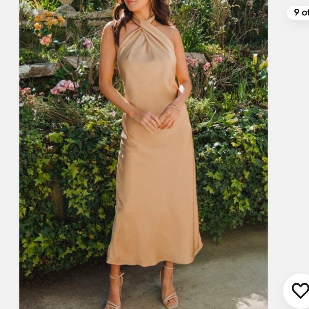 Jasmine Halter Midi Dress